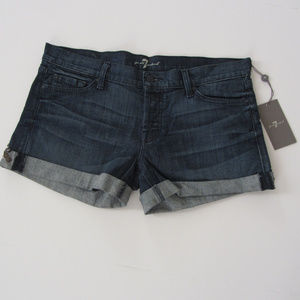 7 For All Mankind denim shorts new